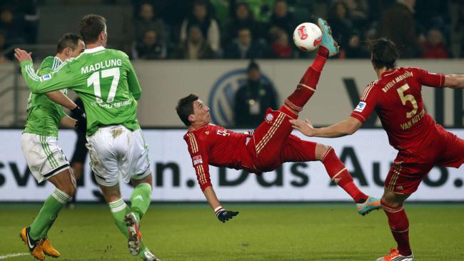 VfL Wolfsburg-FCB 0zu2 Mandzukic zum 1zu0 15.2.13